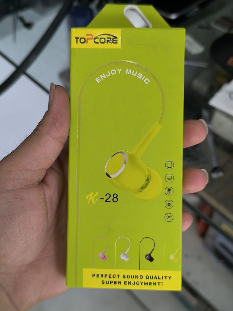 هندزفری مدل TOP-CORE کد K-802