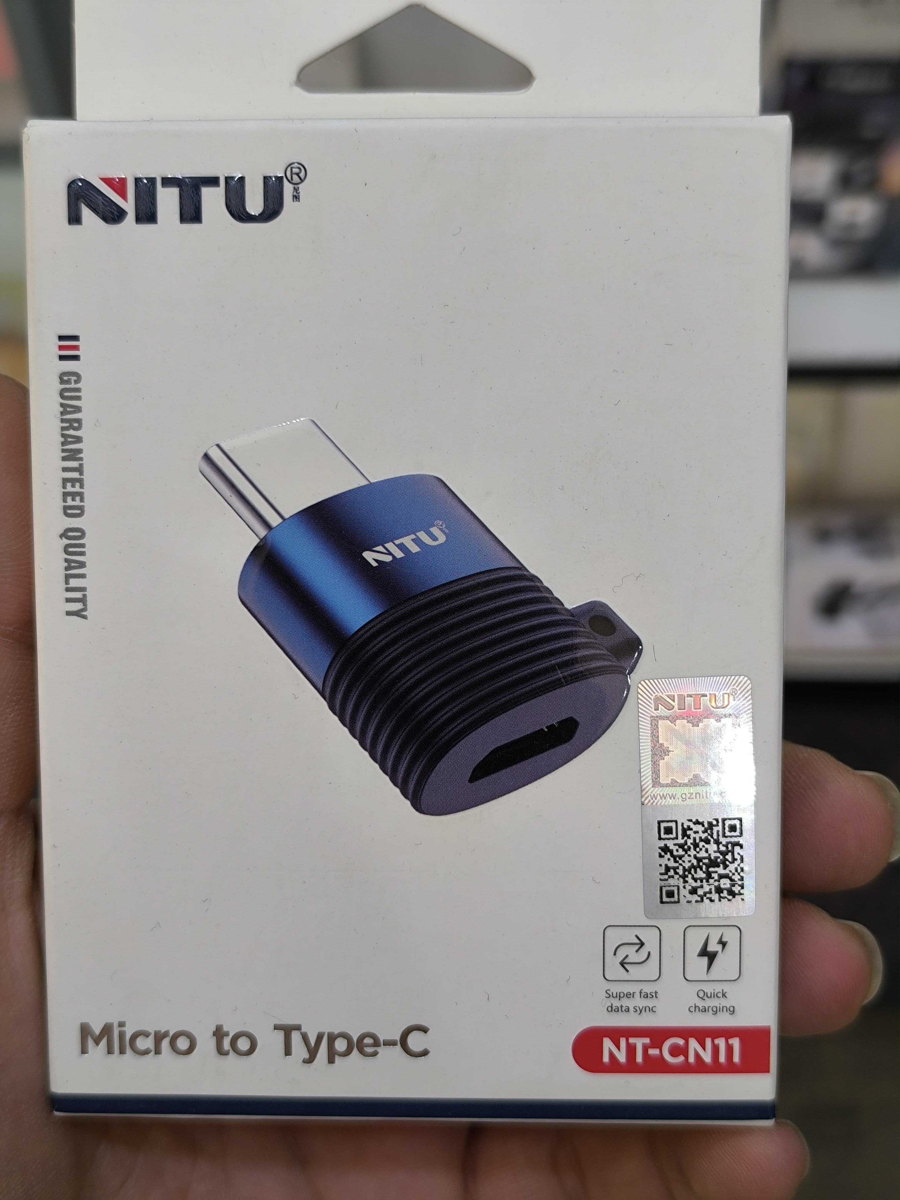 مبدل microUSB به USB-C نیتو مدل NT-CN11