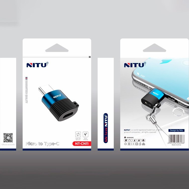 مبدل microUSB به USB-C نیتو مدل NT-CN11